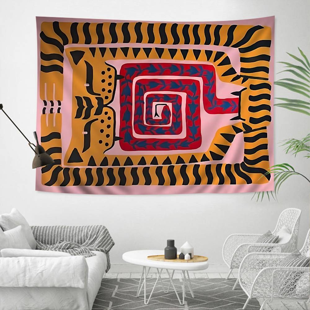 Ancient Egypt Abstract Tiger Leopard Hippie Wall Hanging Tapestries Bohemian Wall Tapestries Mandala INS Home Decor