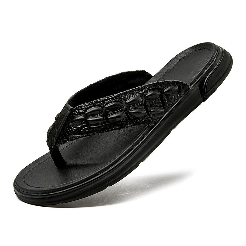 Summer fashion men slippers Anti-Slippery comfort breathable Designer Men Sandals Beach Shoes outdoor Casual  Flip Flops