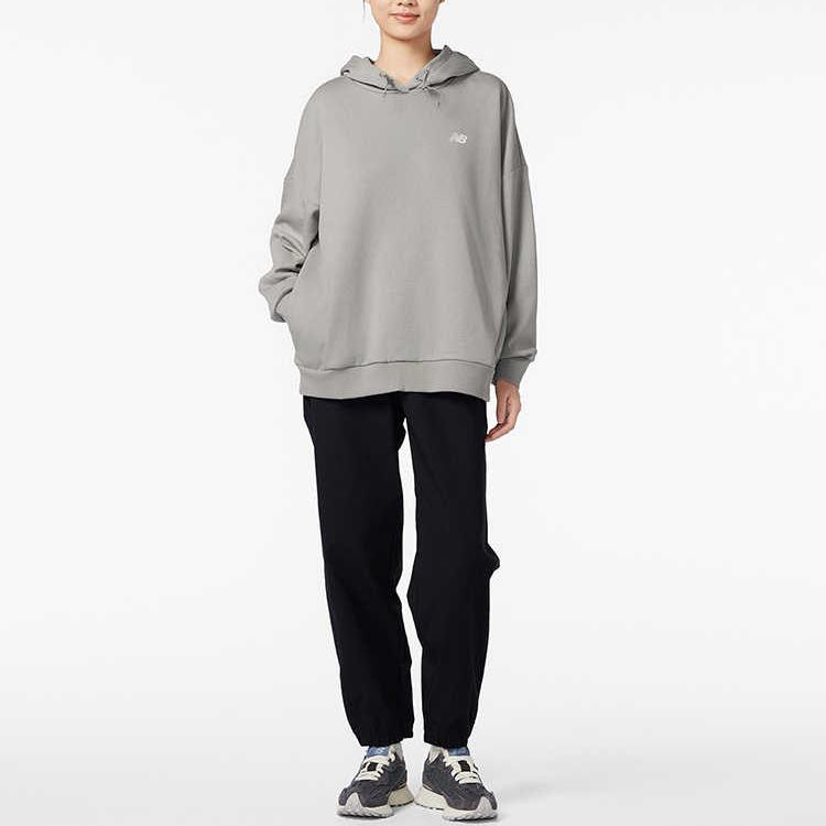 New Balance Knitted Sweatpants Women's Black Moderate Cuffed Pants AWP33306-BK