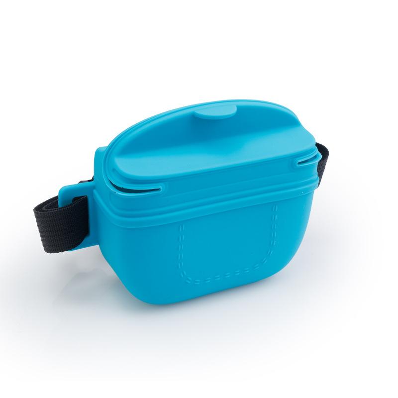 

Silicone Pet Snack Bags, Portable Outdoor Dog Training, Dog Walking, Pet Feeding Silicone Dog Food Bags синій