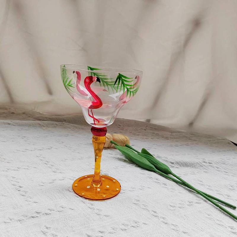 Pictură creativă colorată Margaret glass glass vin bar Martini cocktail vin roșu goblen