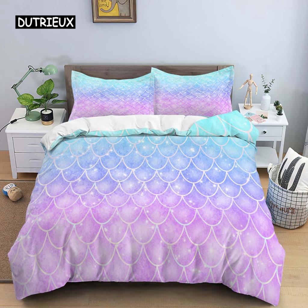 Regenbogen Druck Bettwäsche Set, Bunter Streifen Bettbezug Weiches Bettwäsche Set, Einzelbett King Queen Größe 3-teilig Polyester Bettdeckenbezug