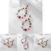 Elegant Teardrop Earrings Alloy Material Stylish And Trendy Geometric Design