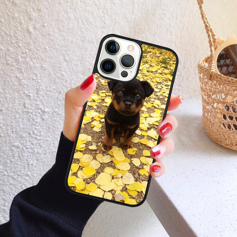 Rottweiler Beautiful Big Dog Phone Case for iPhone 17 Air 16 Coque 15 14 12 13 PLUS 11 PRO MAX Back Cover Fundas Shell
