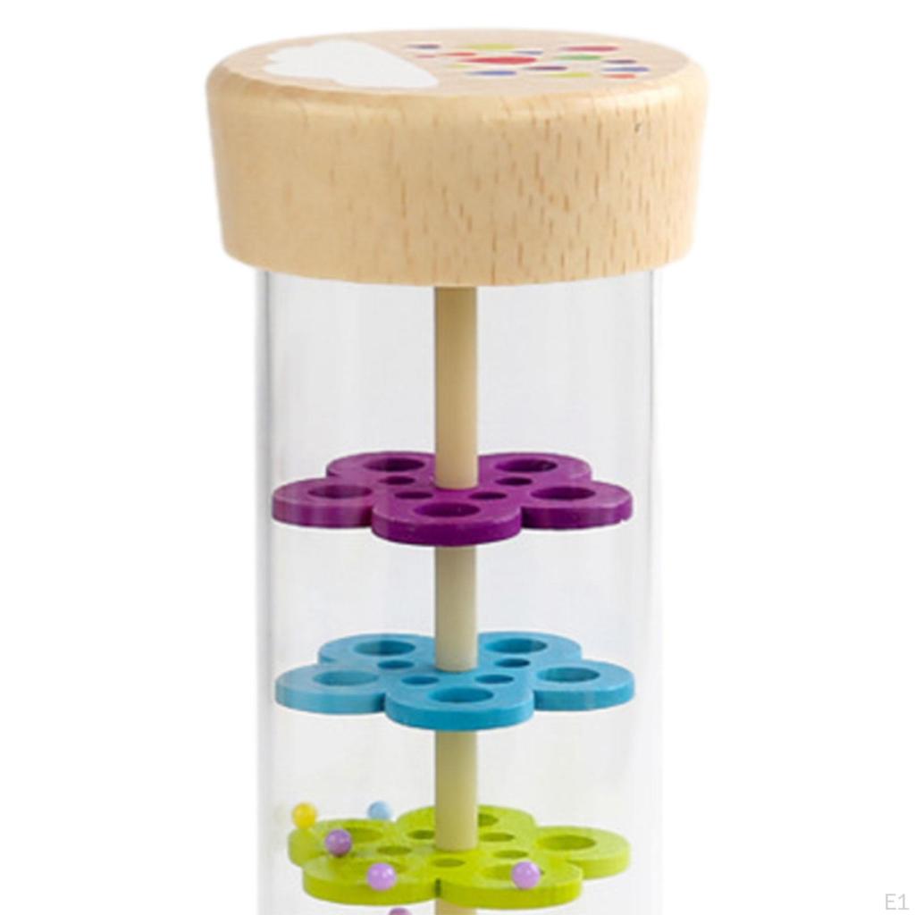 Regenmacher Musikinstrument Rassel Sensorikröhre Feinmotorik Regengeräusche Spielzeug Schüttler für