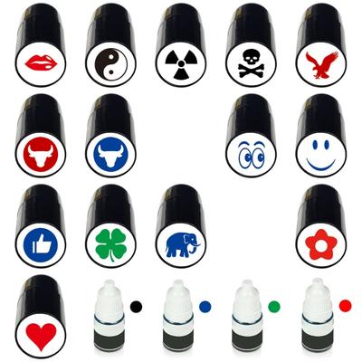 Golf Ball Identity Marker Plastic Stamp Marker Golf Ball Alignment Marking Tool Golf Accessories For Golfer Gift