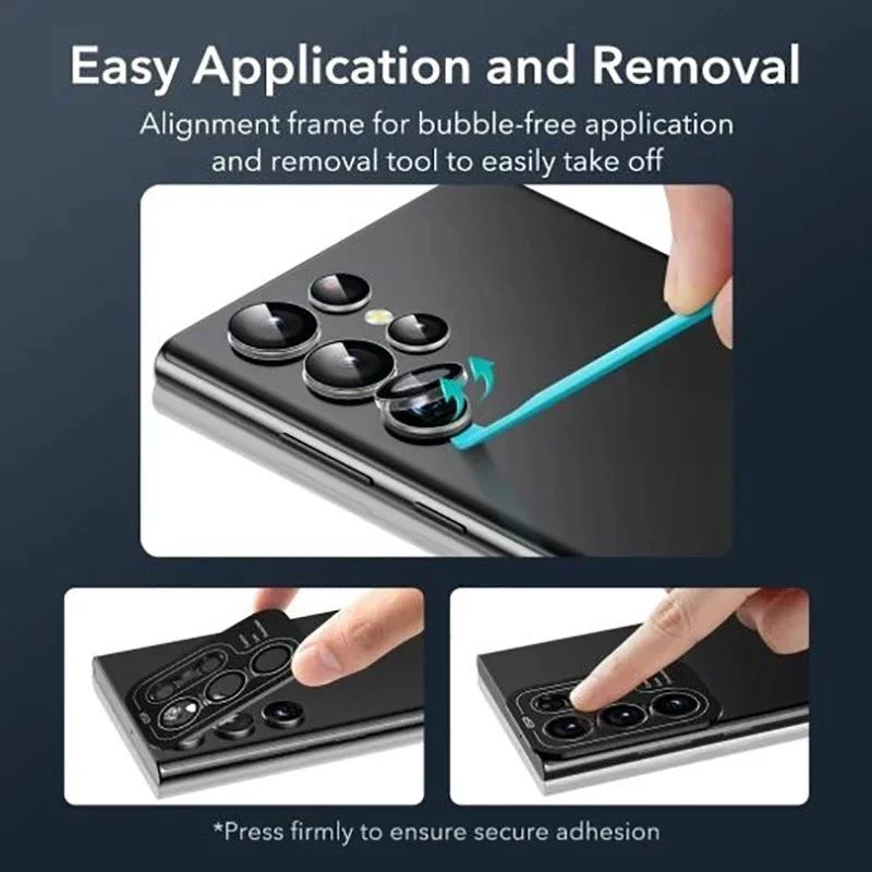 1 Set Ultra HD Anti-scratch Camera Protector Film For Samsung Galaxy Z Fold/Flip 7 6 Glass Metal Lens Ring Cap Phone Accessorios