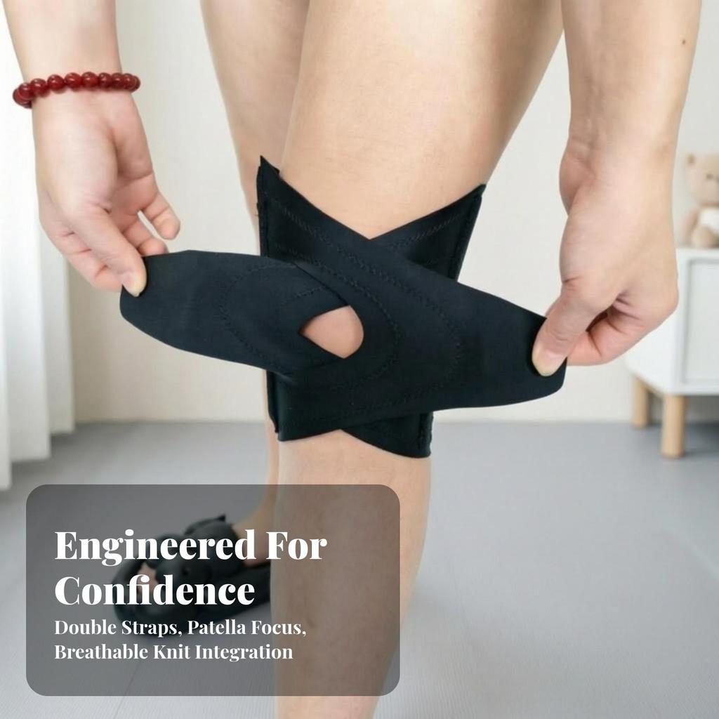 Knee Support Brace Supportive Orthosis Breathable for Recovery