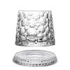 280ML Rotating Whiskey Glass Creative Crystal Premium Beer Cup Str Relief Liquor Cup With Base Straight Drink Mold Wine Glass