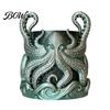 3D Printed Octopus Planter Planter, Artistic Coastal Plant Pot, Decorative Retro Ocean Theme Decor Container for Cactus, Succulents, Unique