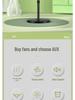 Remote Controlled Quiet Oscillating Floor Fan for Home or Office