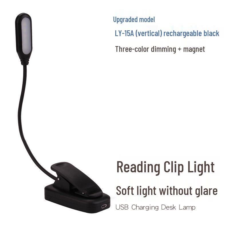 Cross-border Magnetic Folding Desk Lamp with Three-Color Eye Protection and Rechargeable Night Light