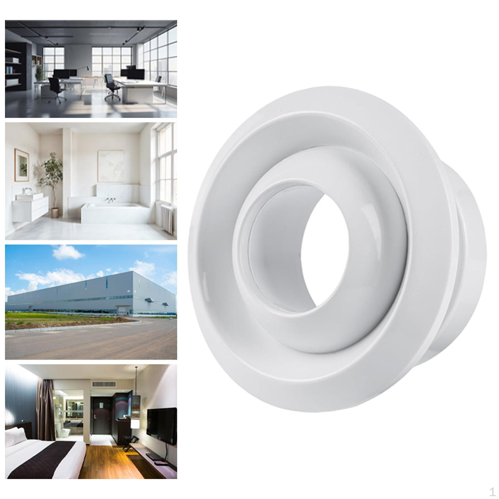 

Ball Jet Nozzle Diffuser Ceiling Rotatable Adjustable Roofing Vent Ventilation Cover for 8inch