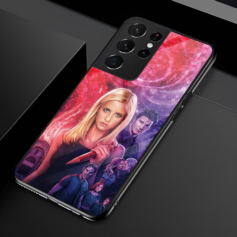 B-Buffy The V-Vampire Slayer Phone Case For Samsung S25 S24 Ultra 23 Fe 22 Plus Galaxy A54 A55 A16 A13 A24 A15 A25 Glass Cover