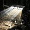 9 LED High Brightness Bike Light Power Display Front Warning Flashlight Shockproof Bike Lamp for Night Riding & Mountain Cycling