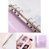 Transparent Sparkling Large Capacity 6hole Album With Pp Cover For Gift Giving And Collecting