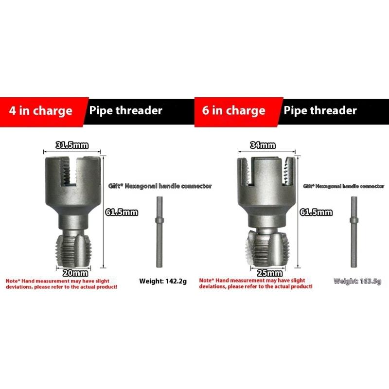1/2inch 3/4inch Internal External Pipe Threading Tool Pipe Thread Cutting Mold For Home Pipe Thread Repair Accessories