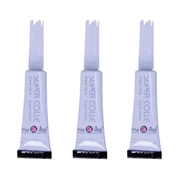 Universal Glue - SHOP-STORY - Instant Glue - Transparent - 3 Tubes of 3g - Cyanoacrylate