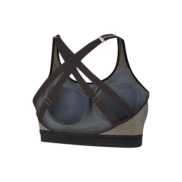 Nike High Support Sports Bra Women Underwear Carbon-Gray CD7140-091