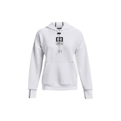 Felpa con cappuccio Summit Knit da allenamento Donna Top Bianco 1369416-100