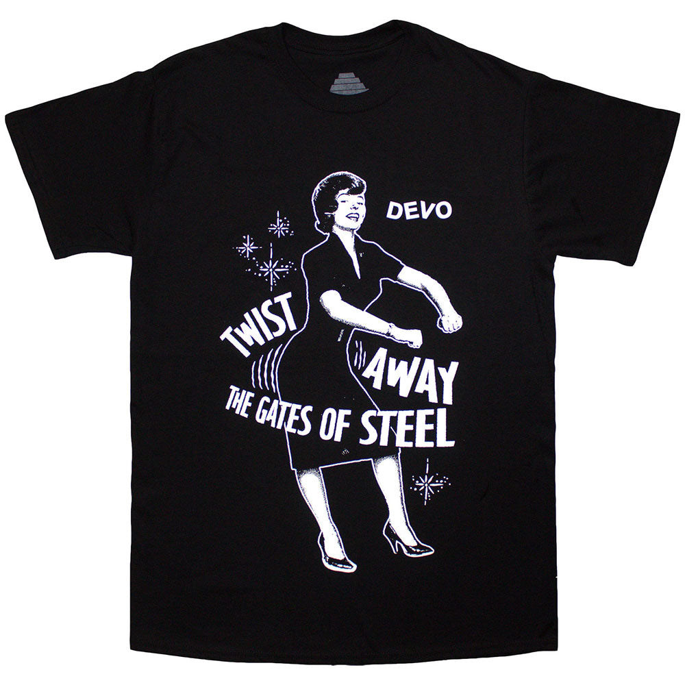Devo tshirt twist away black official new L