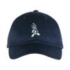 WHIMSY MIND Lethargy Rabbit Embroidered Ball Cap Navy