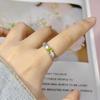 Natural Color Treasure Amethyst Citrine Ring Women'S S925 Sterling Silver Garnet Topa Peridot Index Finger Ring
