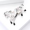 Fashion Enamel Animal Steed Horse Brooches For Women Men Clothing Coat Accessries Gifts
