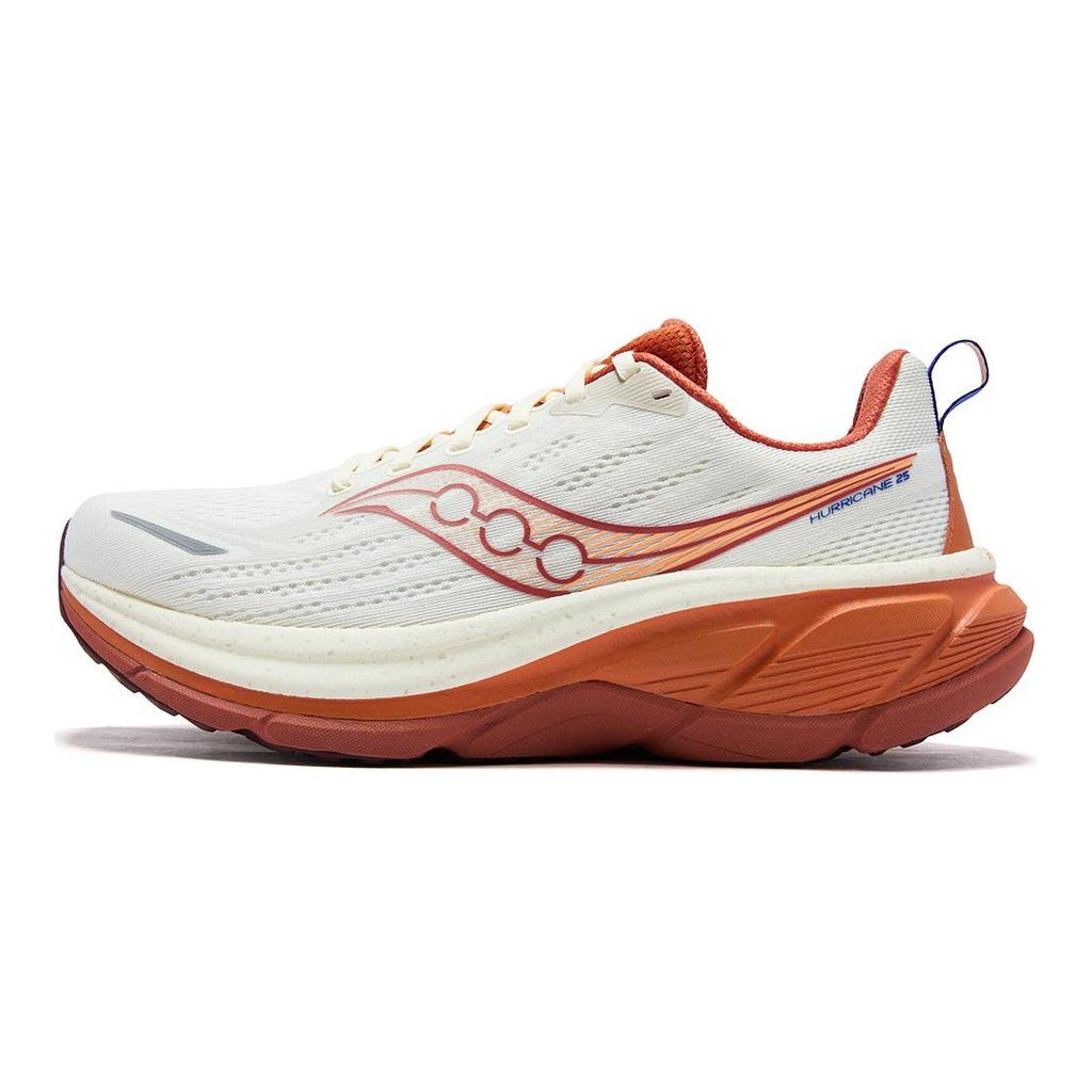 Saucony Hurricane 25 Rebound And Wear resistant Training Running Shoes Unisex Beige Orange S31026-552