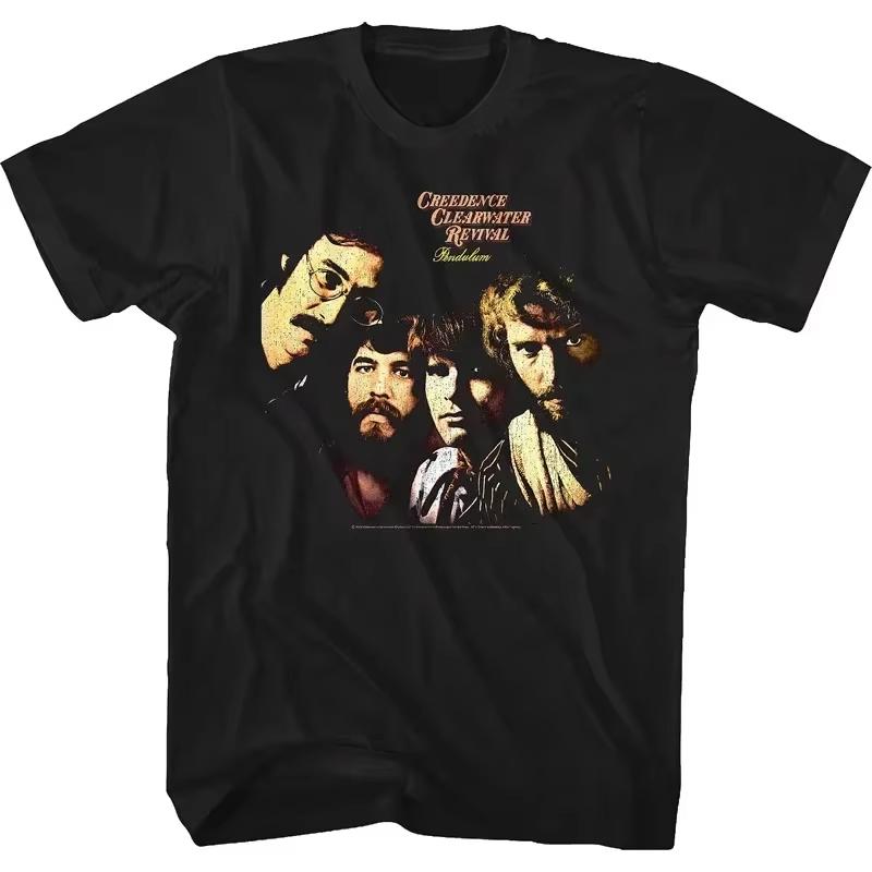 Shortsleeved Creedence Clearwater Revival Cyclist Oversized Tshirt Couple Style SpringSummer Casual Streetwear Tshirt S