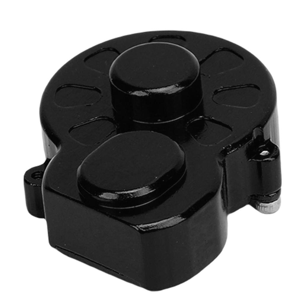 Gearbox Housing Cover Fit for Losi B T 1 24 RC Car Aluminum Alloy RC Gearbox Transmission Case Shell Black