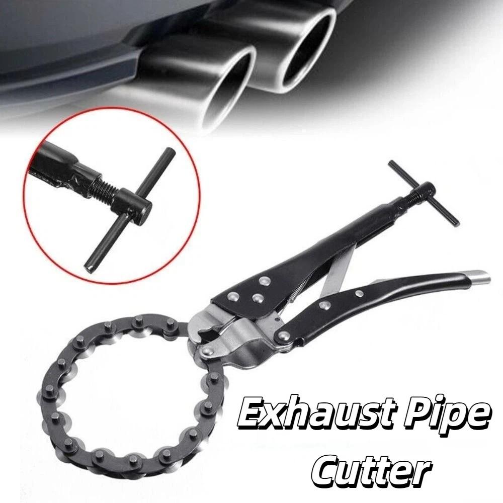 Rolling Chain Pipe Cutter Chain Lock-Grip Tailpipe Cutter Exhaust Pipe Cutter  Three-Way Catalytic