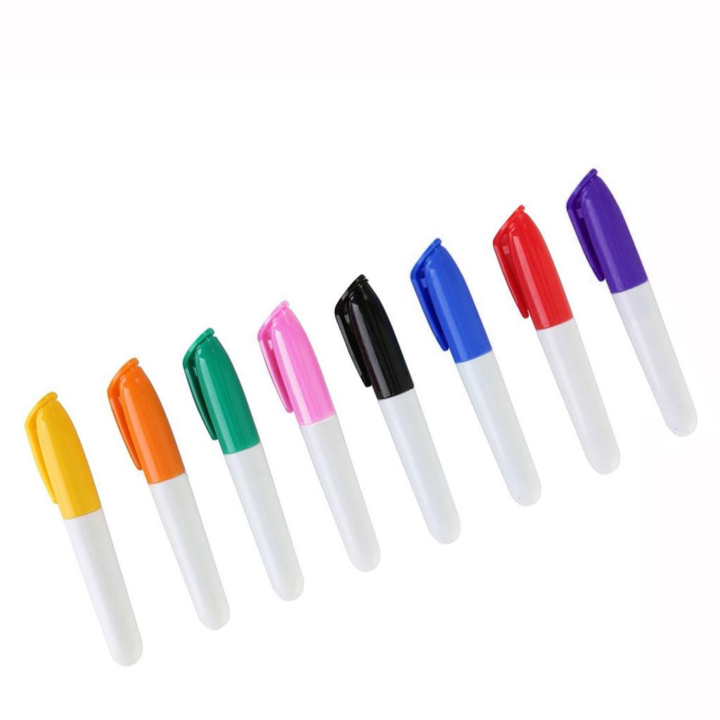 8 Colors Smoothly Writing Multifunction Signatures Marker Pen Blackboard Low Odor Office School Stationery