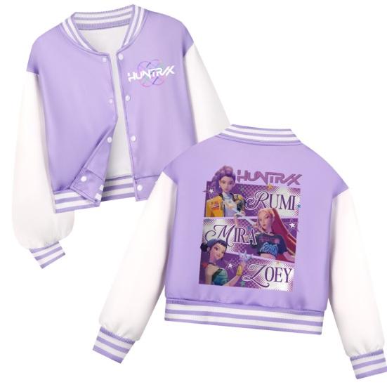 Giacca da Baseball per Bambini Cappotto Foderato con Bottoni a Contrasto Cappotto Leggero Maniche Trapuntate Strisce Primavera