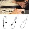 Same Blackpink Jennie Pink Love Mobile Phone Chain Anti Lost Rope Strap Hanging