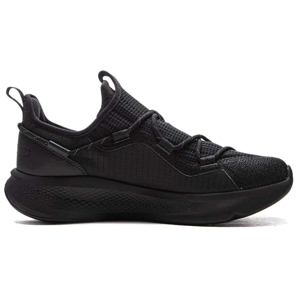 Zapatos Casuales de Caña Baja Transpirables Li Ning para Hombre Negro AGLV133-2