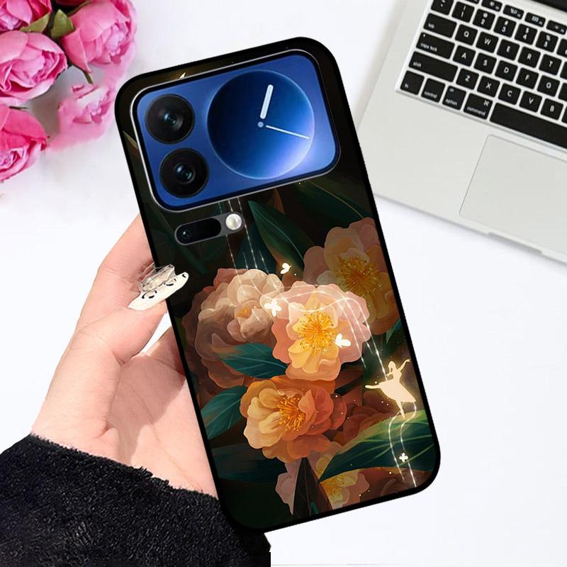 Silikonhülle für Xiaomi 17Pro/17 Pro Max Stoßfeste Handy-Rückseite Niedliche Bemalte Fundas für Xiaomi17 Pro Max Weiche TPU-Schale