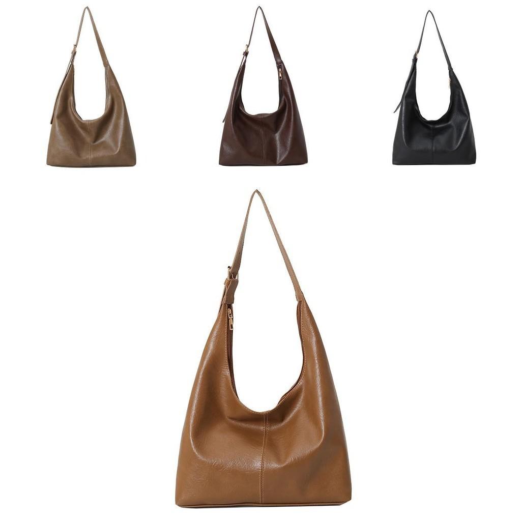 Stylish Commuter Tote Bag Womens Winter Trend Pu Leather Large Handbag