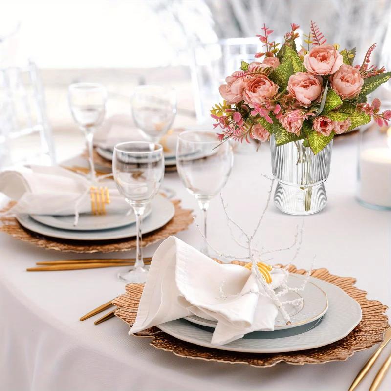 High Quality Trophy Style Plastic Vase Transparent Vase, Suitable For Table Decoration, Wedding, Home, Table Decoration