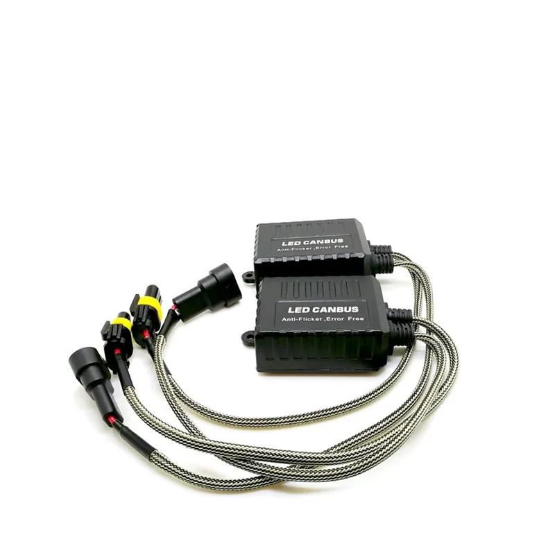 DC9V-16V LED Decoder Adapter H4 H7 H11 H13 9005/9006/9012 LED Canbus Anti Flicker Bulb Error Decoder Resistor Canceller Adapter H4