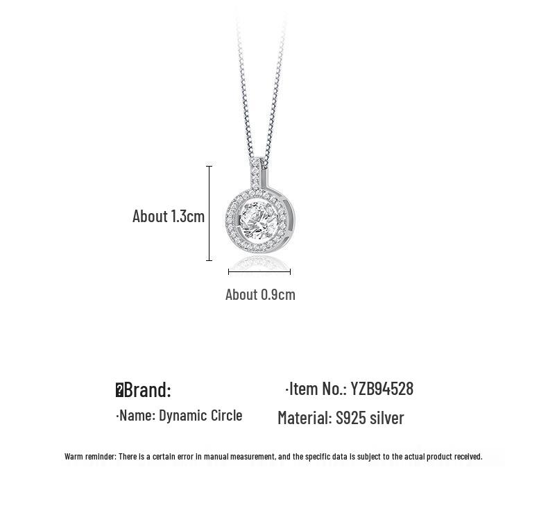 S925 Silber Lebendiges Halsband: Koreanische Clavicle-Kette mit Anhänger - Perfektes Weihnachtsgeschenk für Sie