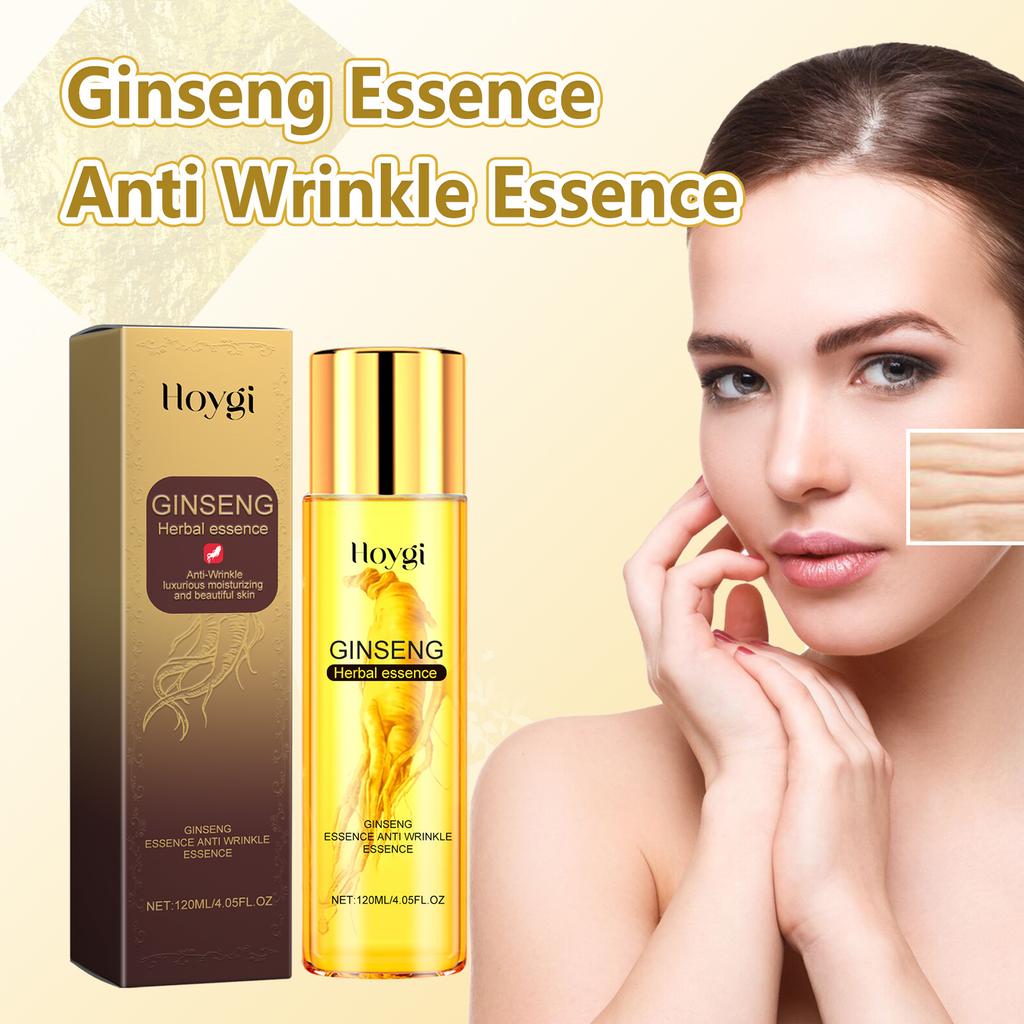 120ml Face Serum Anti Aging Ginseng Essence Nicotinamide Facial Lifting Collagen Essence Skin Care Whitening Serum
