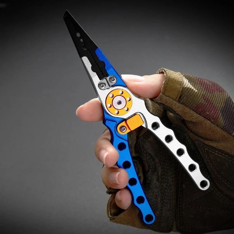 Multifunction Aluminum Alloy Fishing Pliers With Anti Slip Grip And Hook Remover For Freshwater Saltwater Fishing Supplies