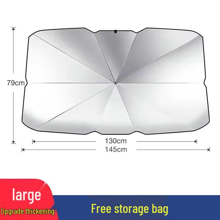 Car Windshield Sunshade: Heat Insulation Sun Visor for Interior