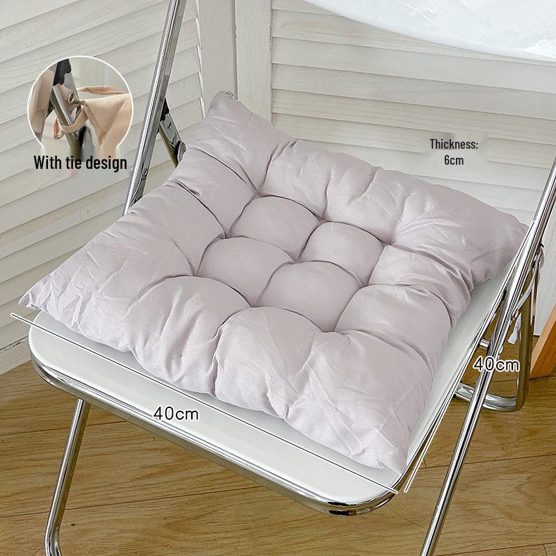 Soft Fluffy Seat Cushion for Dorm, Home & Office - Thickened, Non-Slip, Back & Waist Support