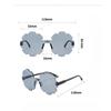 Girls Boys Cute Flower Cartoon Sunglasses Outdoor Sun Protection Children Lovely Vintage Sun Glasses Kids Trendy Sunshade Mirror