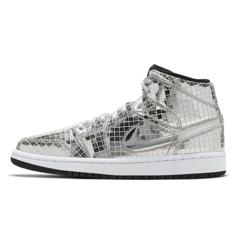 

Jordan 1 Mid SE Disco Metallic Silver Women s Jordan CU9304-001 42.5