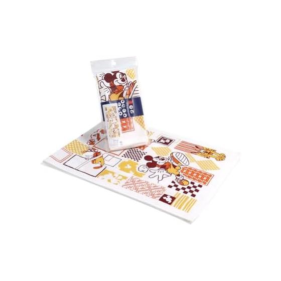 Towel Museum Tenugui Towel, 100% Cotton, Made in Japan, Disney Hareyaka Orange