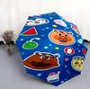 Kawaii Anpanman Cartoon Umbrella Portable Lightweight Travel Umbrella Anti-UV Sunshade Umbrella for Boys Girls