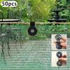 50pcs Special Fixing Clip For Sun Shade Net Sunscreen Net Clip Clip Sunshade Net Fixing Clip Hook Net Clip Hook Fixing Device